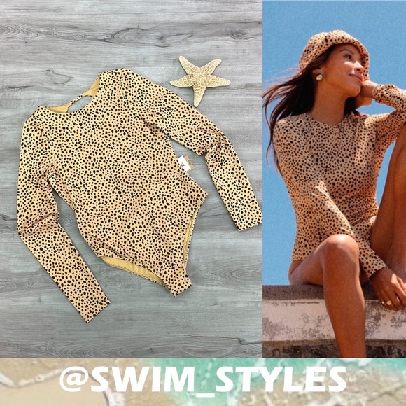 ☀️BILLABONG☀️ Well Spotted Long Sleeve Swimsuit - Picture 1 of 16